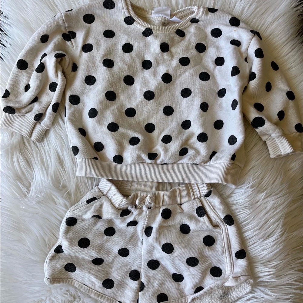 Zara polka dot set